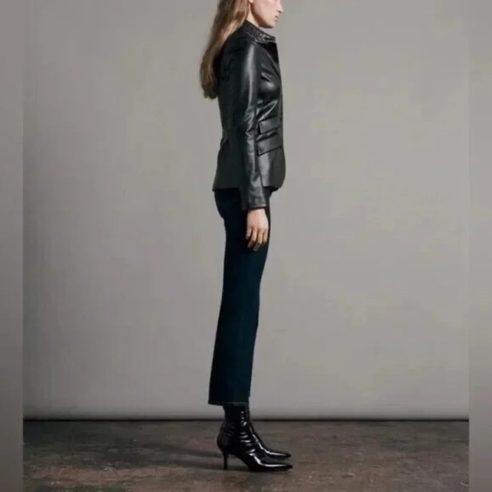 Rag & Bone faux leather blazer - Picture 2 of 5